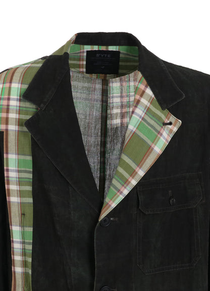 MADRAS CHECK PIGMENT PRINT COAT