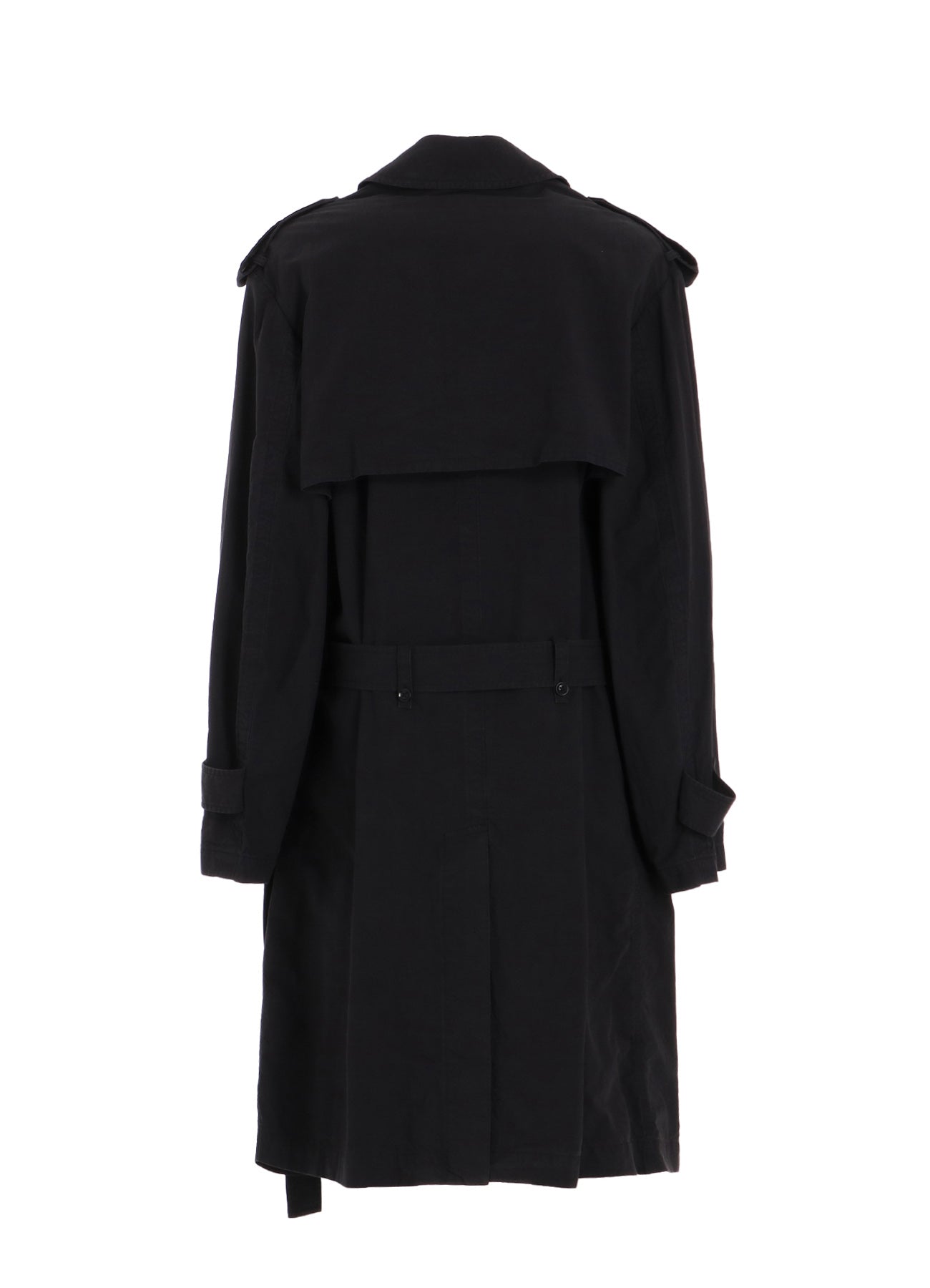 BRUSHED WASHER FINISH BROAD TRENCH COAT