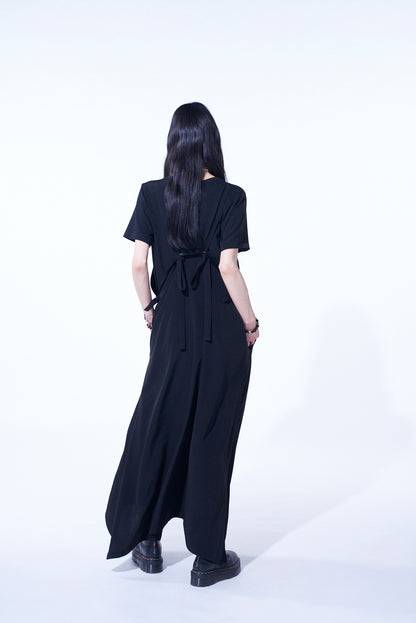 CREPE de CHINE SALOPETTE SKIRT