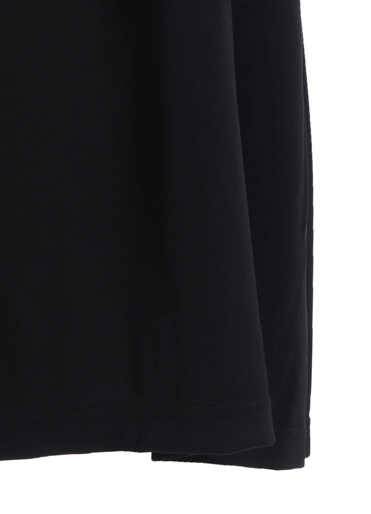 PE/SMOOTH JERSEY STRINGS GATHERED DRESS WITH TYROLEAN TAPES