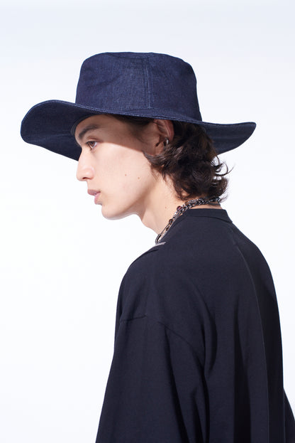 7oz DENIM LONG BRIM HAT