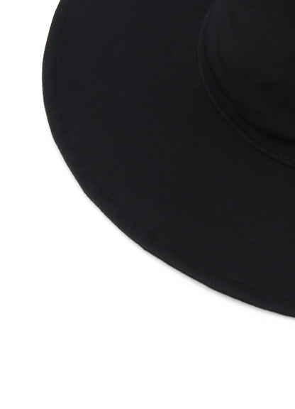 WASHER WOOL GABARDINE LONG BRIM HAT