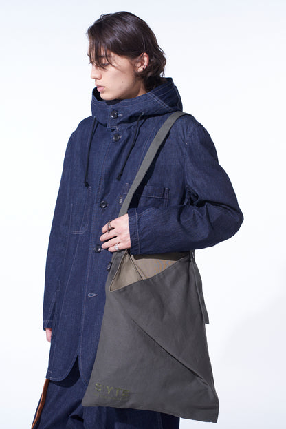 COTTON CANVAS DEFORMED DESIGN BAG