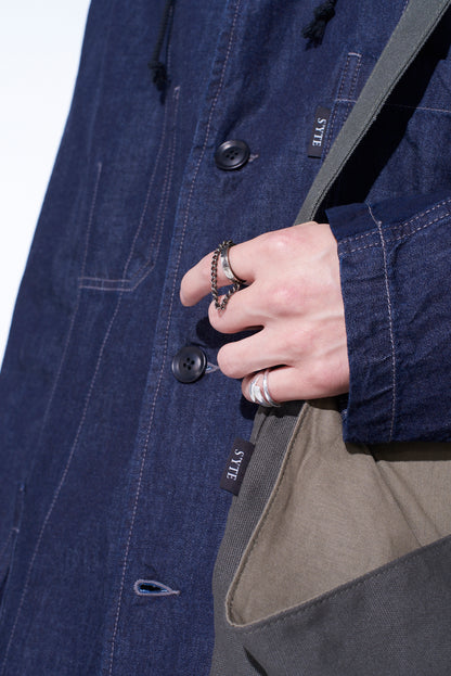 COTTON CANVAS DEFORMED DESIGN BAG