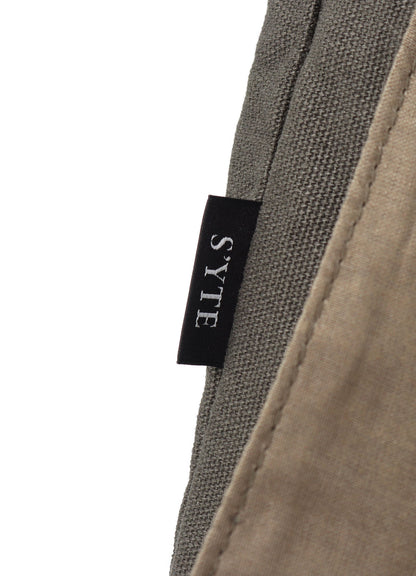 COTTON CANVAS DEFORMED DESIGN BAG