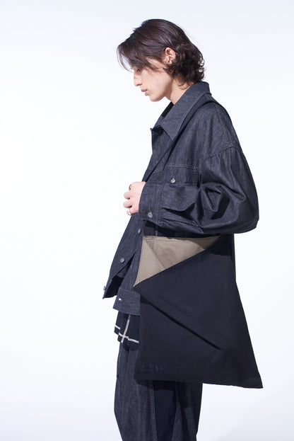 COTTON CANVAS DEFORMED DESIGN BAG