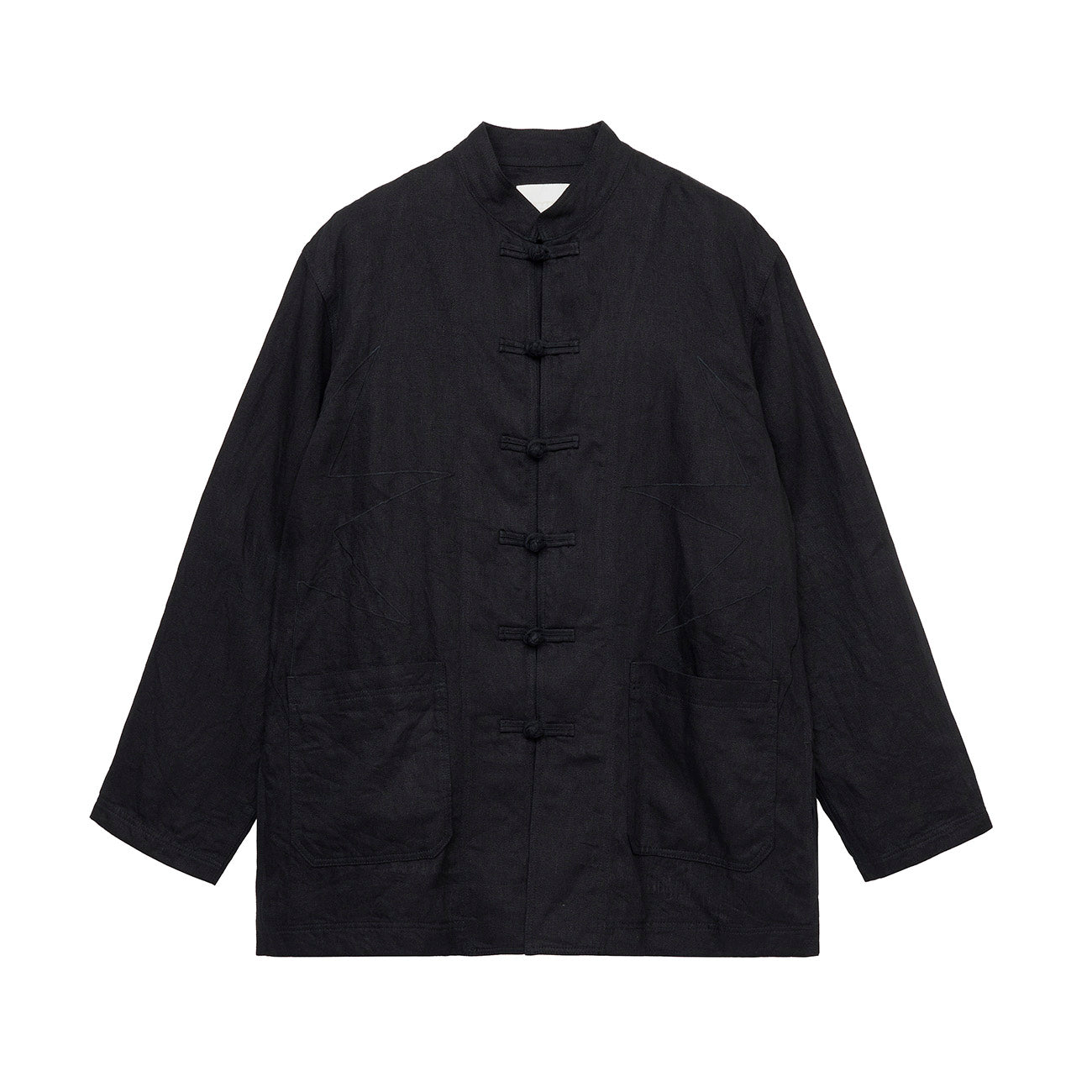 S’YTE × GDC Collaborate Collection- VINTAGE LINEN CHINO CLOTH OCTAGON STAR EMBROIDERY CHINA JACKET
