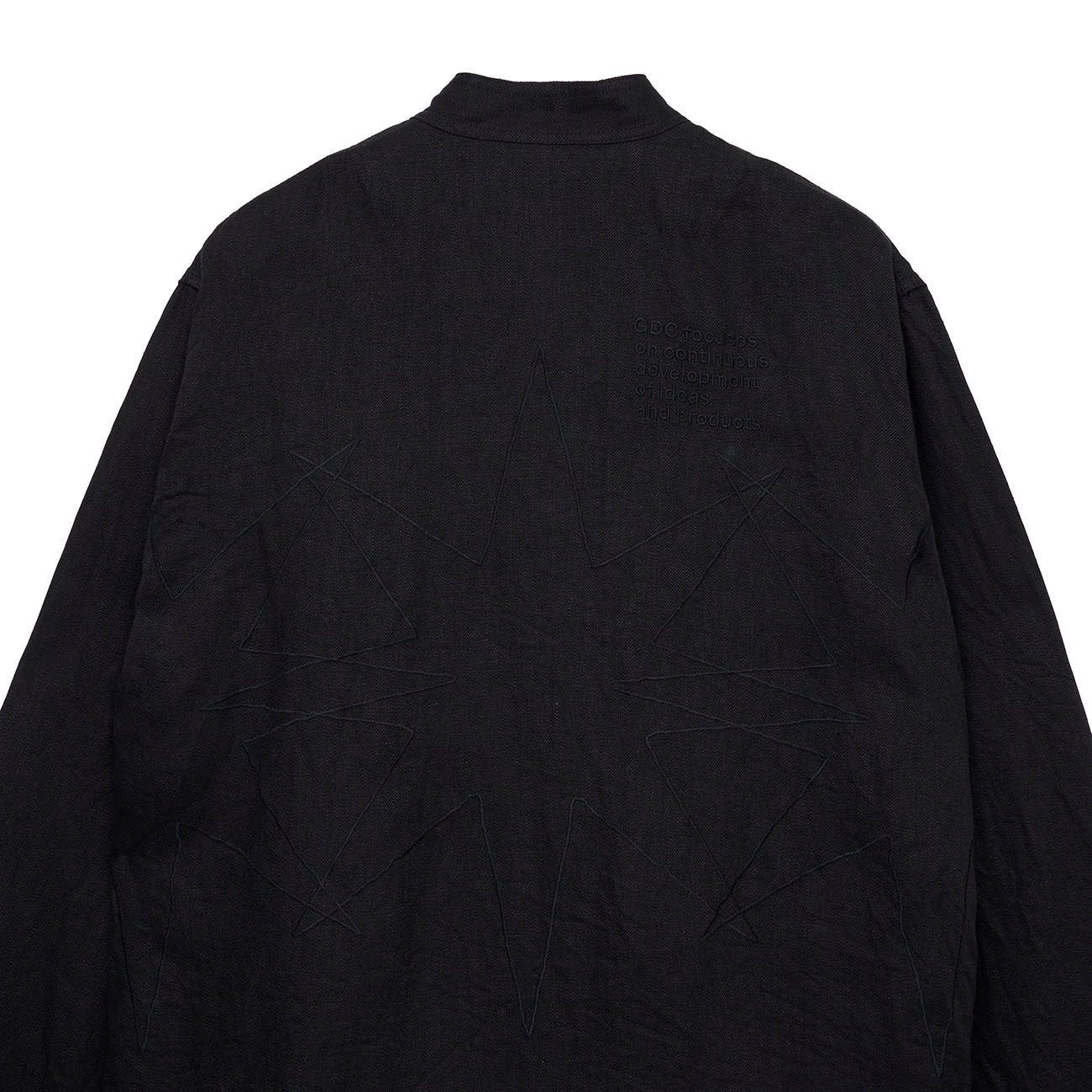 S’YTE × GDC Collaborate Collection- VINTAGE LINEN CHINO CLOTH OCTAGON STAR EMBROIDERY CHINA JACKET