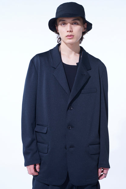 PE/SMOOTH JERSEY 3BS JACKET WITH TYROLEAN TAPES