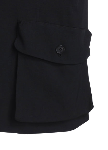 WASHER WOOL GABARDINE BIG POCKETS JACKET