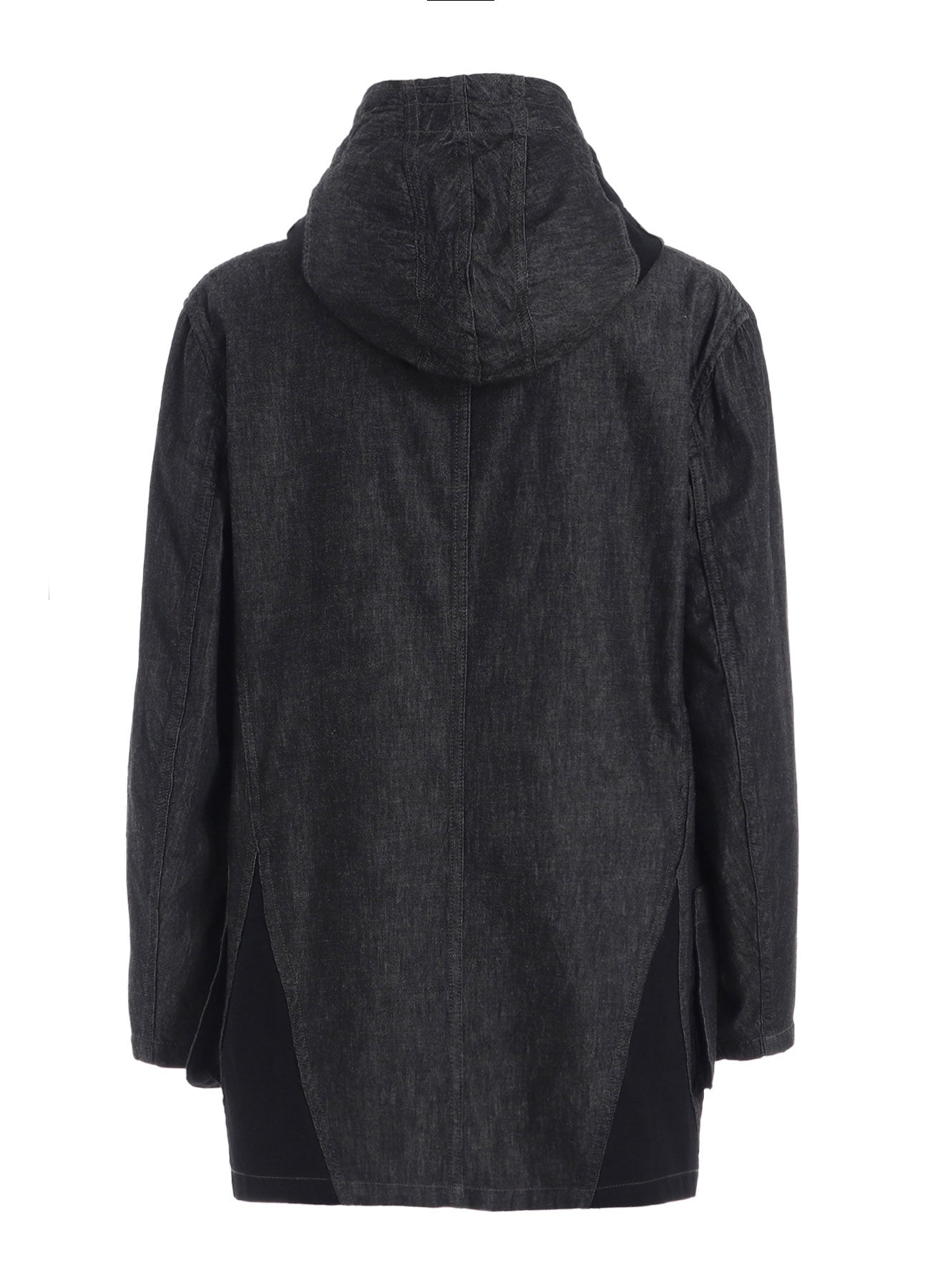 7oz TWO-TONE DENIM HOODED JACKET