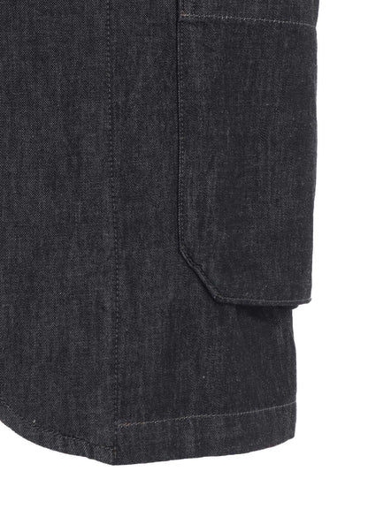 7oz TWO-TONE DENIM HOODED JACKET