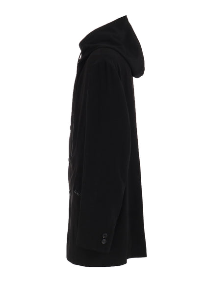 CREPE de CHINE HOODED JACKET