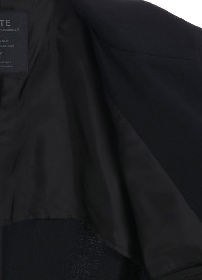 FLAMES PATTERN ASYMMETRICAL JACKET