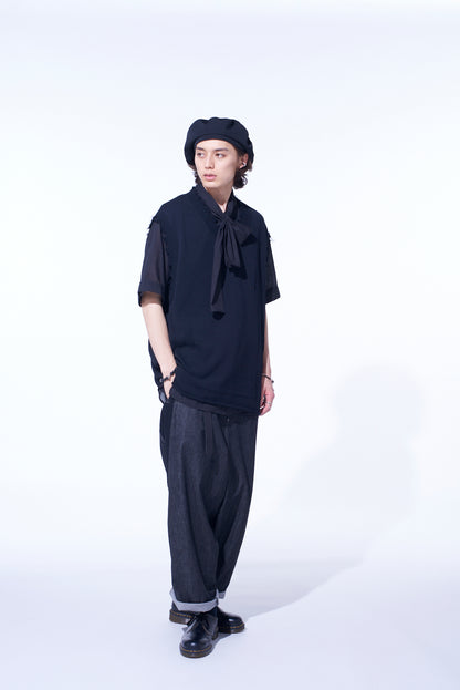 COMPACT TWIST 10G DAMAGED KNITTED VEST