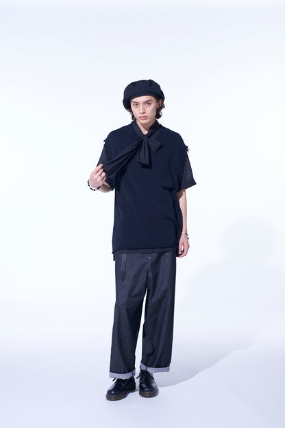 COMPACT TWIST 10G DAMAGED KNITTED VEST