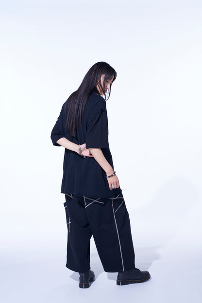 COMPACT TWIST 10G DAMAGED KNITTED VEST