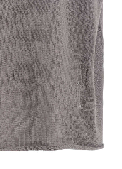 COMPACT TWIST 10G DAMAGED KNITTED PULLOVER