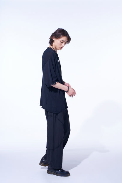 COMPACT TWIST 10G DAMAGED KNITTED PULLOVER