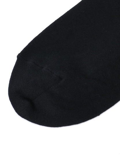 COTTON PLAIN STITCH BAROQUE PATTERN SOCKS