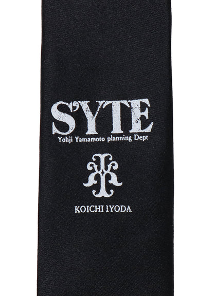 S'YTE x KOICHI IYODA ARTWORK PRINTED SILK TIE -Quill-
