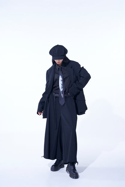 S'YTE x KOICHI IYODA ARTWORK PRINTED SILK TIE -Quill-