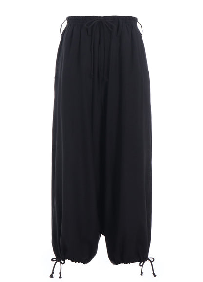 RAYON TWILL BALLOON SAROUEL PANTS