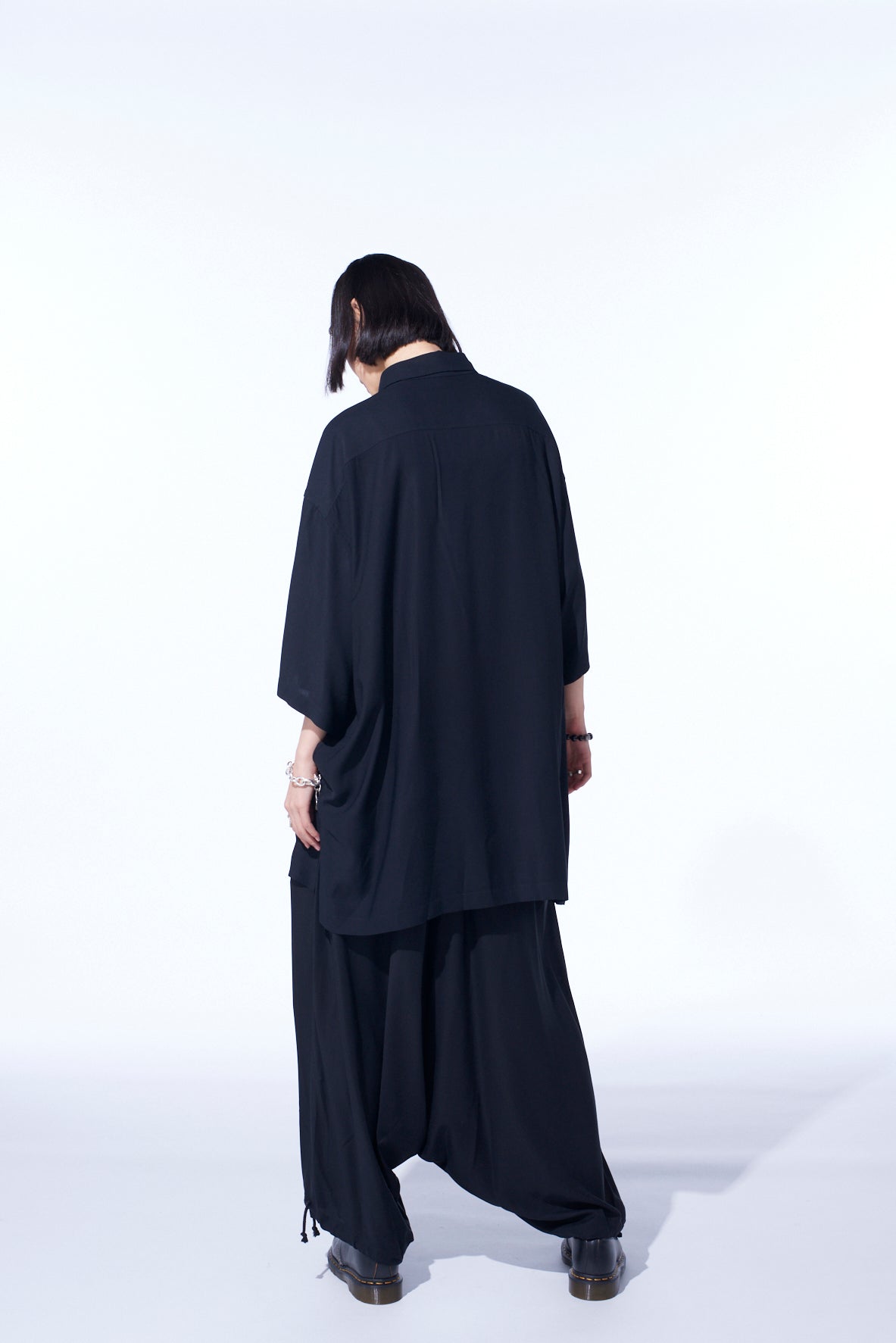 RAYON TWILL BALLOON SAROUEL PANTS