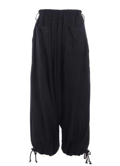 RAYON TWILL BALLOON SAROUEL PANTS