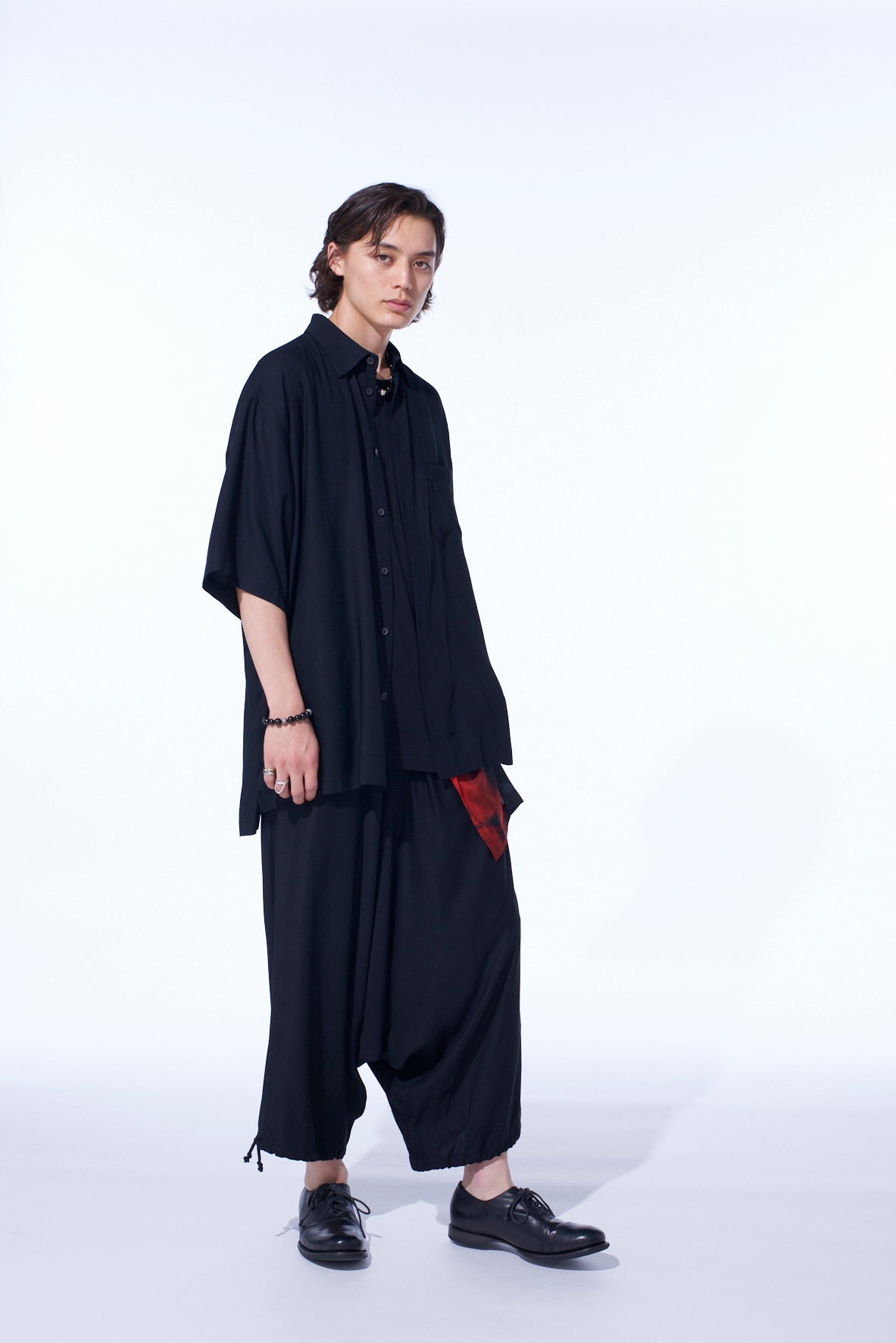 RAYON TWILL BALLOON SAROUEL PANTS