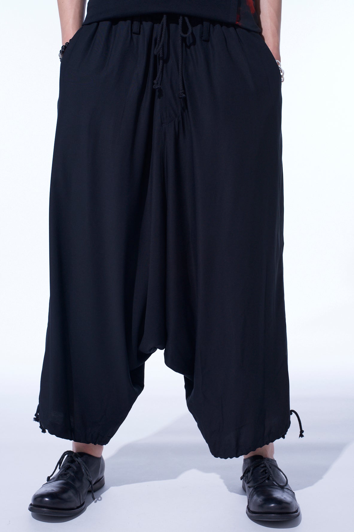 RAYON TWILL BALLOON SAROUEL PANTS