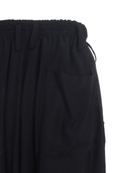 RAYON TWILL BALLOON SAROUEL PANTS