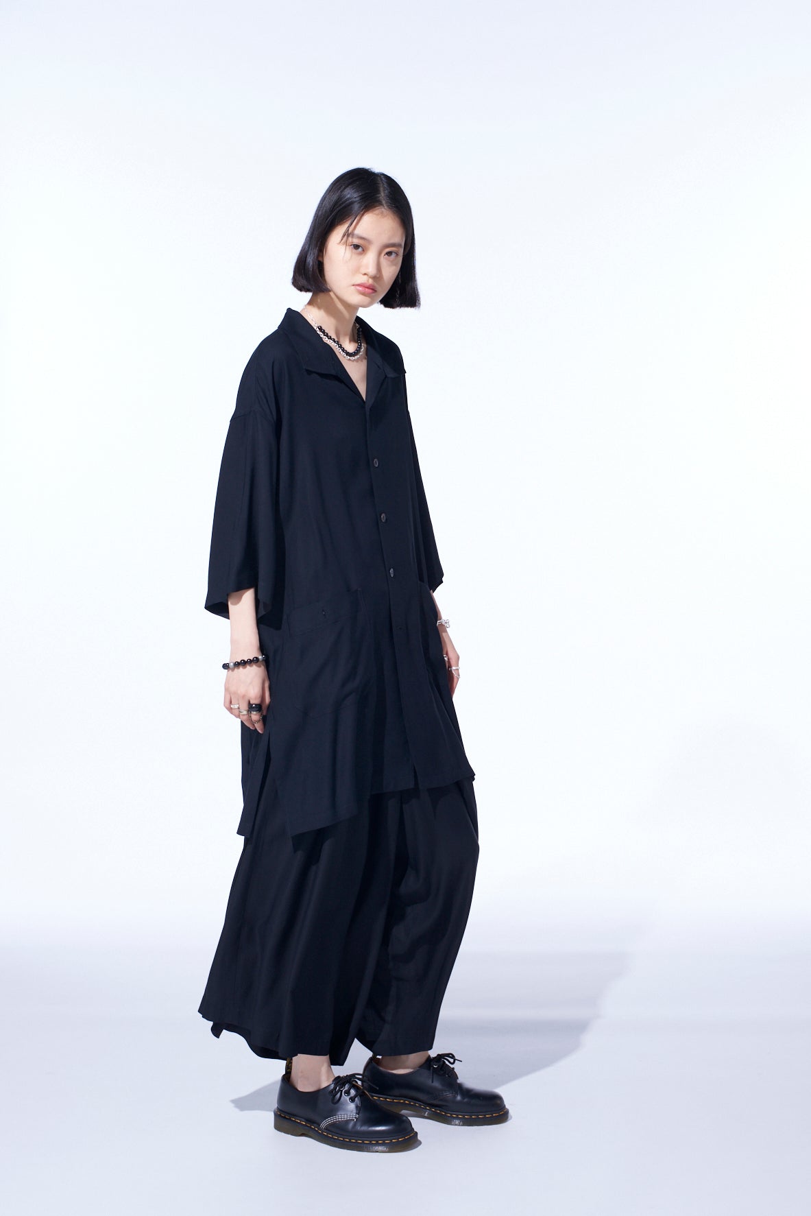 RAYON TWILL CULOTTE PANTS