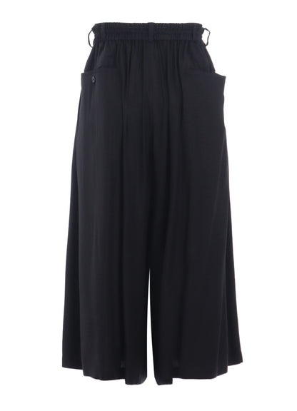 RAYON TWILL CULOTTE PANTS