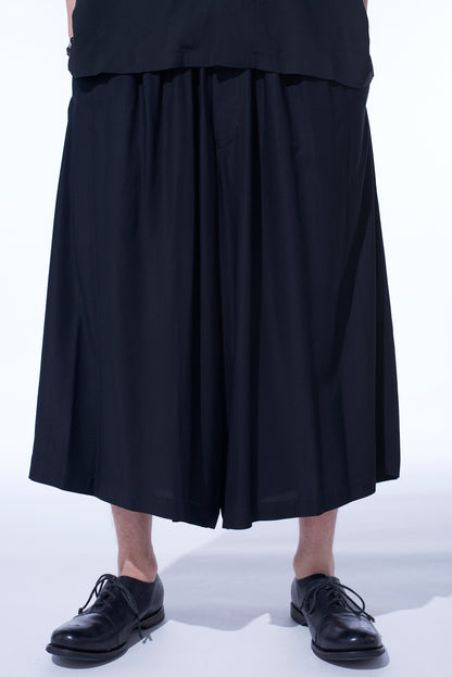 RAYON TWILL CULOTTE PANTS