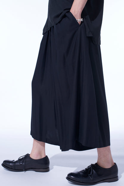 RAYON TWILL CULOTTE PANTS