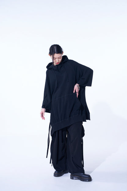 CREPE de CHINE ARMY TECHNO PANTS