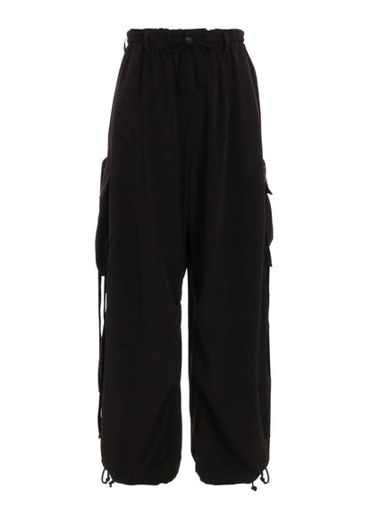 CREPE de CHINE ARMY TECHNO PANTS
