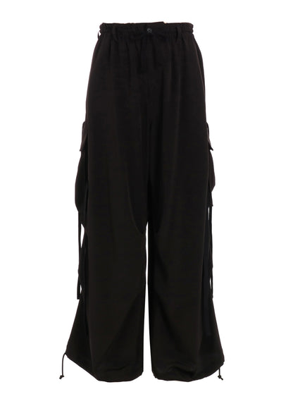CREPE de CHINE ARMY TECHNO PANTS