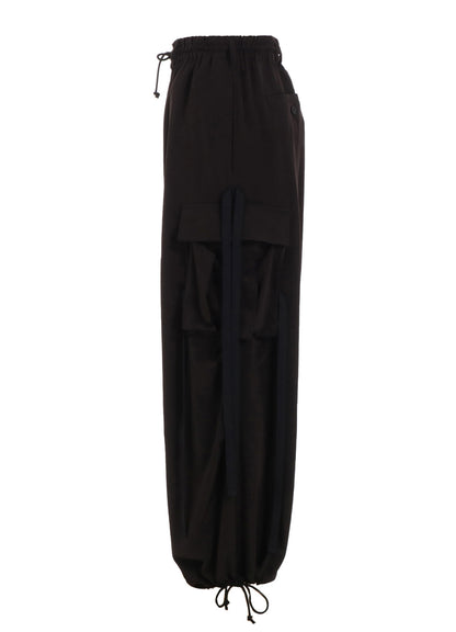 CREPE de CHINE ARMY TECHNO PANTS