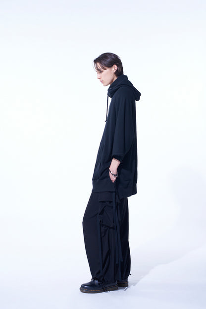 CREPE de CHINE ARMY TECHNO PANTS