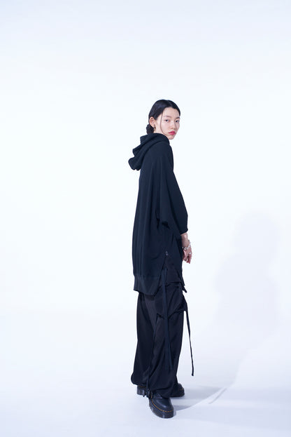 CREPE de CHINE ARMY TECHNO PANTS