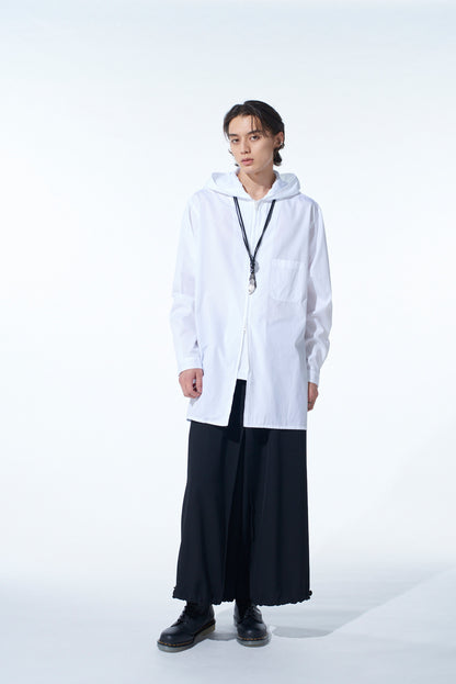WASHER WOOL GABARDINE HAKAMA BALLOON PANTS