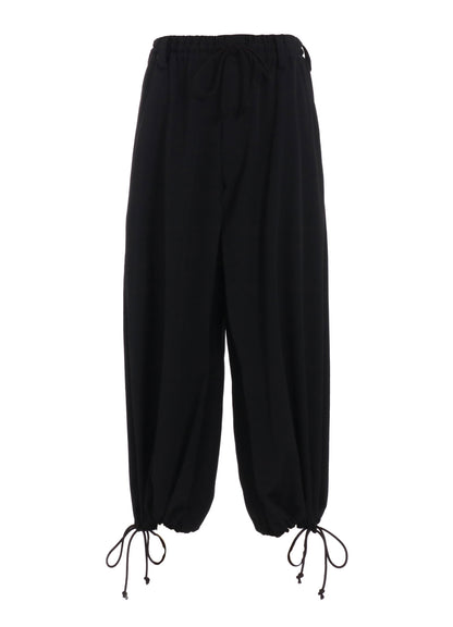 WASHER WOOL GABARDINE HAKAMA BALLOON PANTS