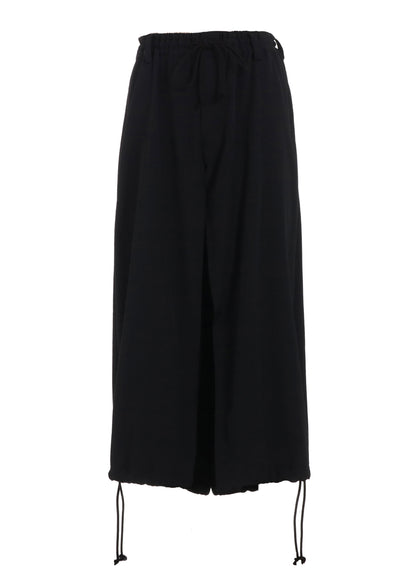 WASHER WOOL GABARDINE HAKAMA BALLOON PANTS