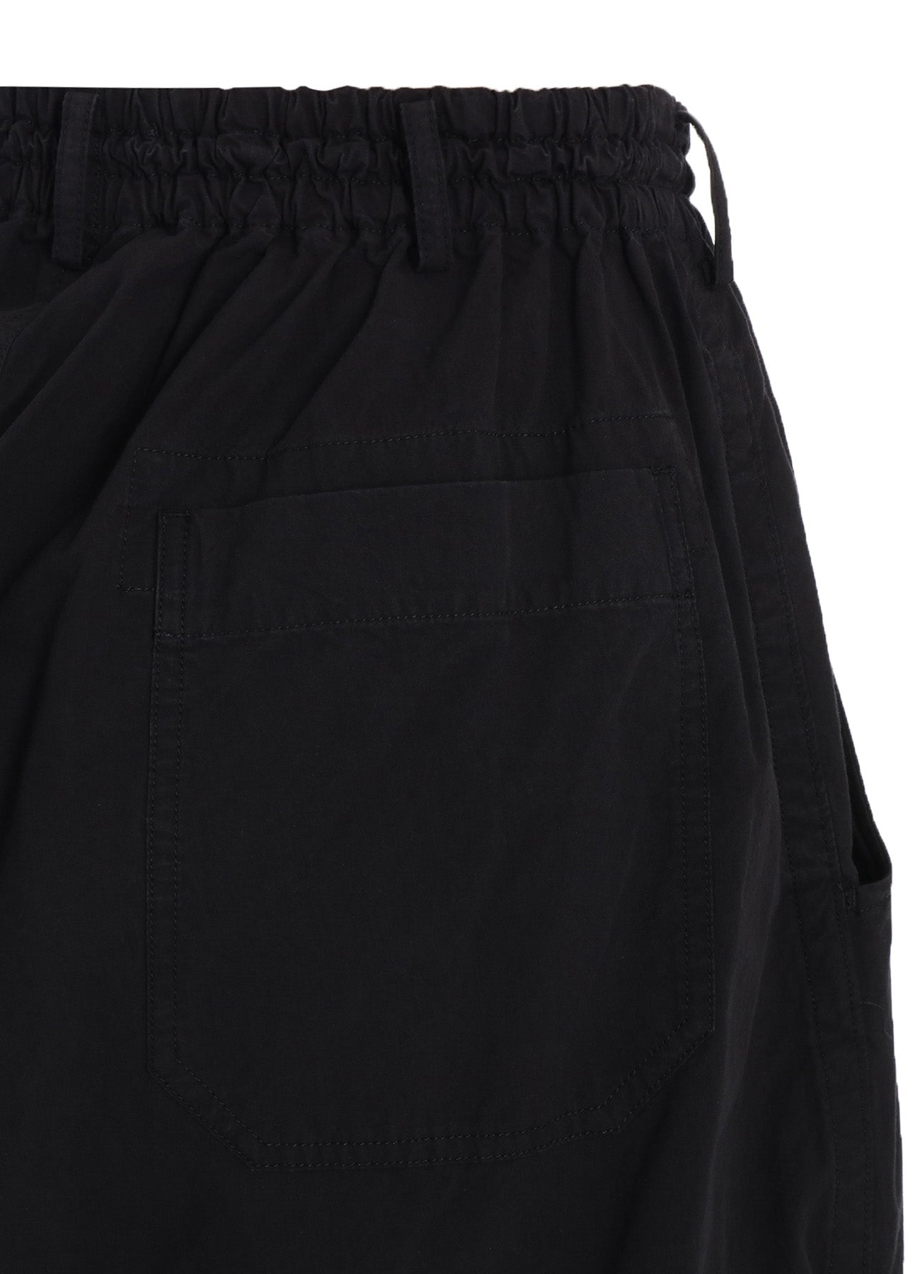 BRUSHED WASHER FINISH BROAD SAROUEL PANTS