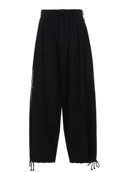 FIREWORKS EMBROIDERY BALLOON PANTS