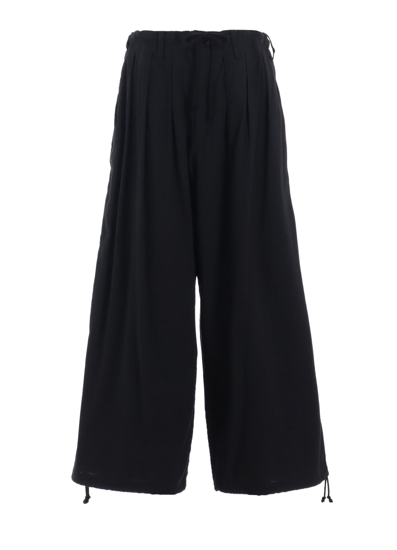 COTTON/LINEN POPLIN BALLOON PANTS