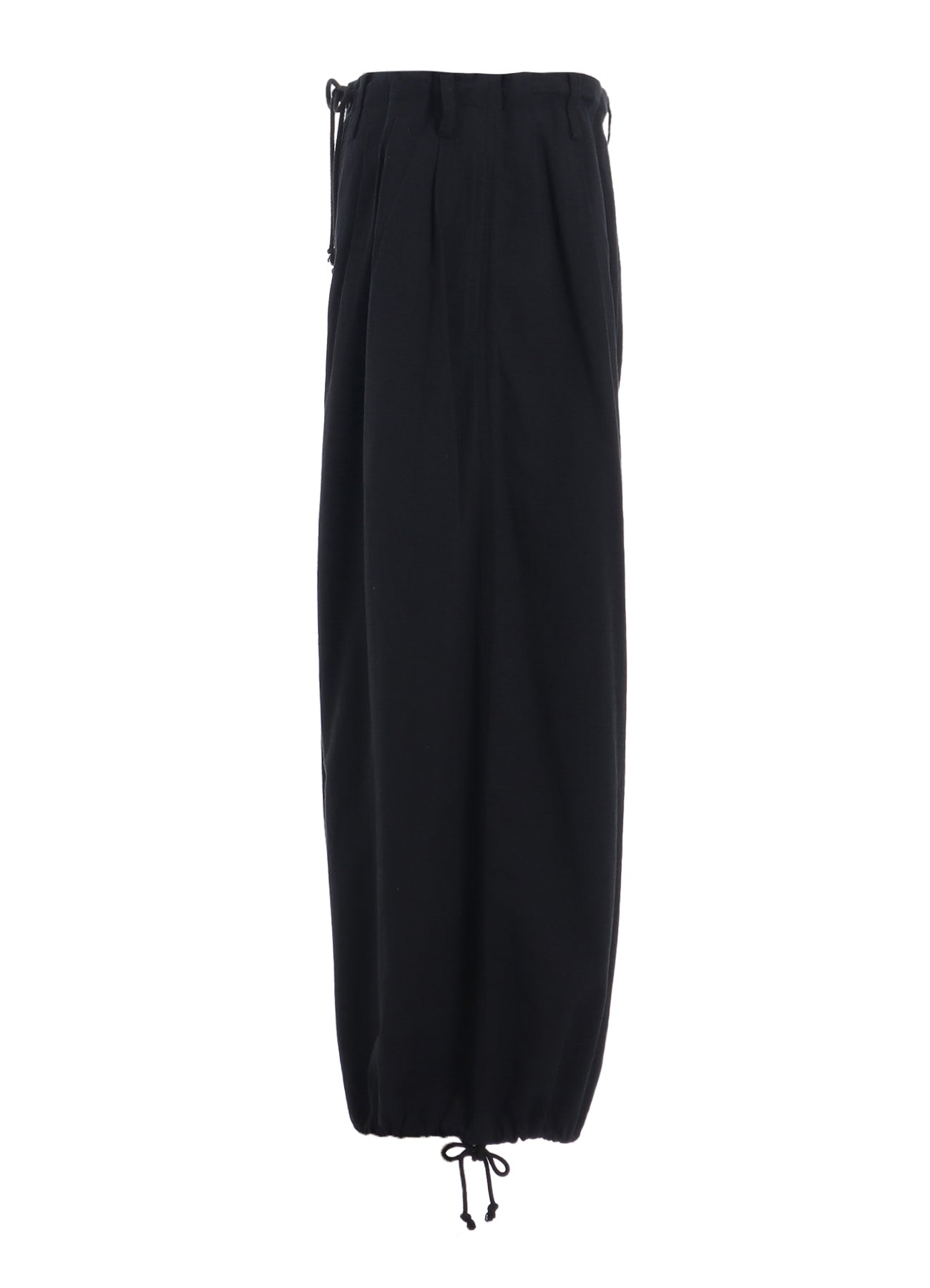 COTTON/LINEN POPLIN BALLOON PANTS