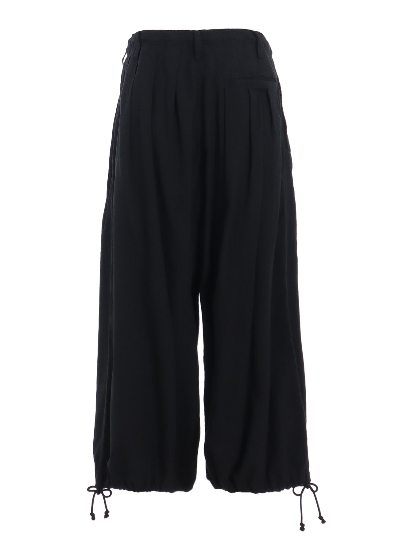COTTON/LINEN POPLIN BALLOON PANTS